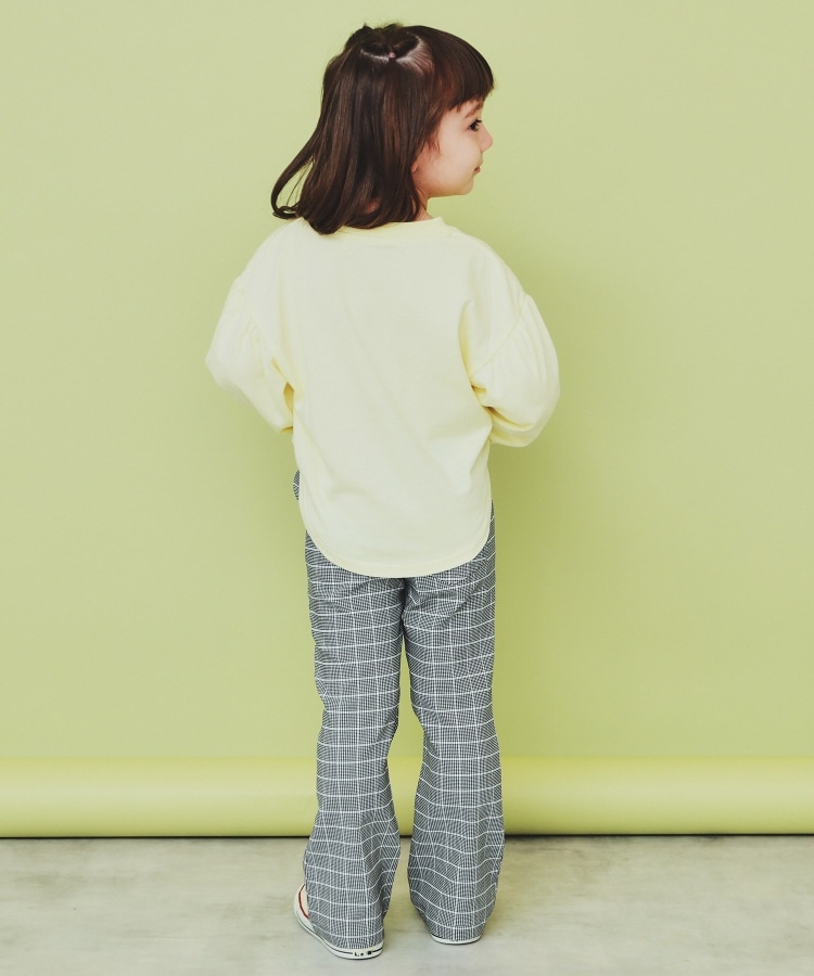 ザ ショップ ティーケー（キッズ）(THE SHOP TK(Kids))の【110-150】ハートロゴパフ袖プルオーバー/洗濯機OK3