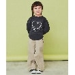 ザ ショップ ティーケー（キッズ）(THE SHOP TK(Kids))の【110-150】ハートロゴパフ袖プルオーバー/洗濯機OK6