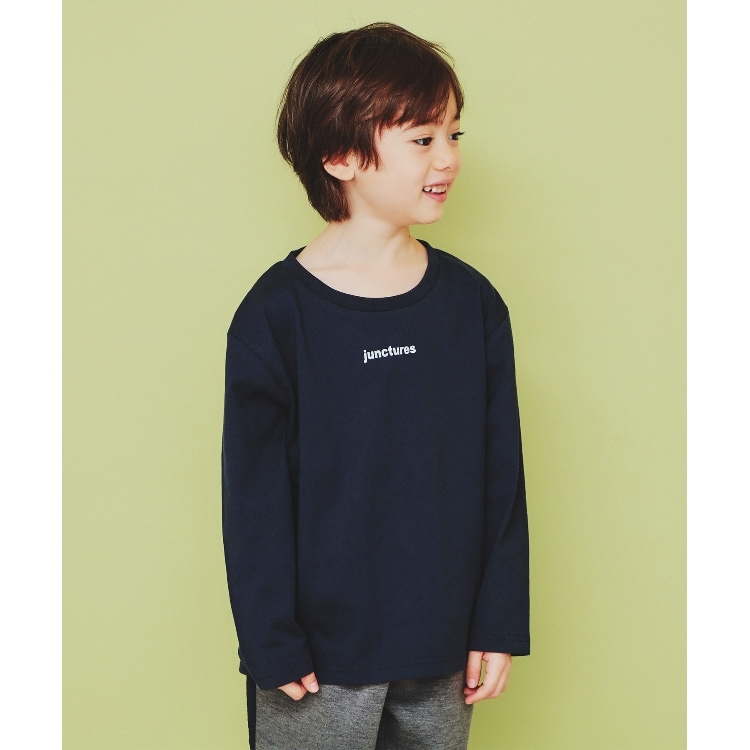 ザ ショップ ティーケー（キッズ）(THE SHOP TK(Kids))の【120－150】フォトプリント長袖Tシャツ/洗濯機OK カットソー