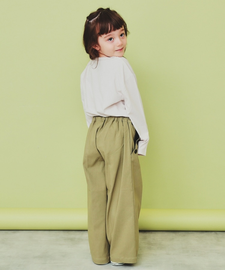ザ ショップ ティーケー（キッズ）(THE SHOP TK(Kids))の【120-150】ロゴプリントアソート長袖Tシャツ/洗濯機OK7