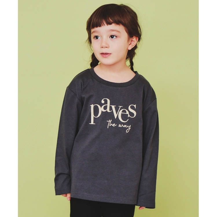 ザ ショップ ティーケー（キッズ）(THE SHOP TK(Kids))の【120-150】ロゴプリントアソート長袖Tシャツ/洗濯機OK Ｔシャツ