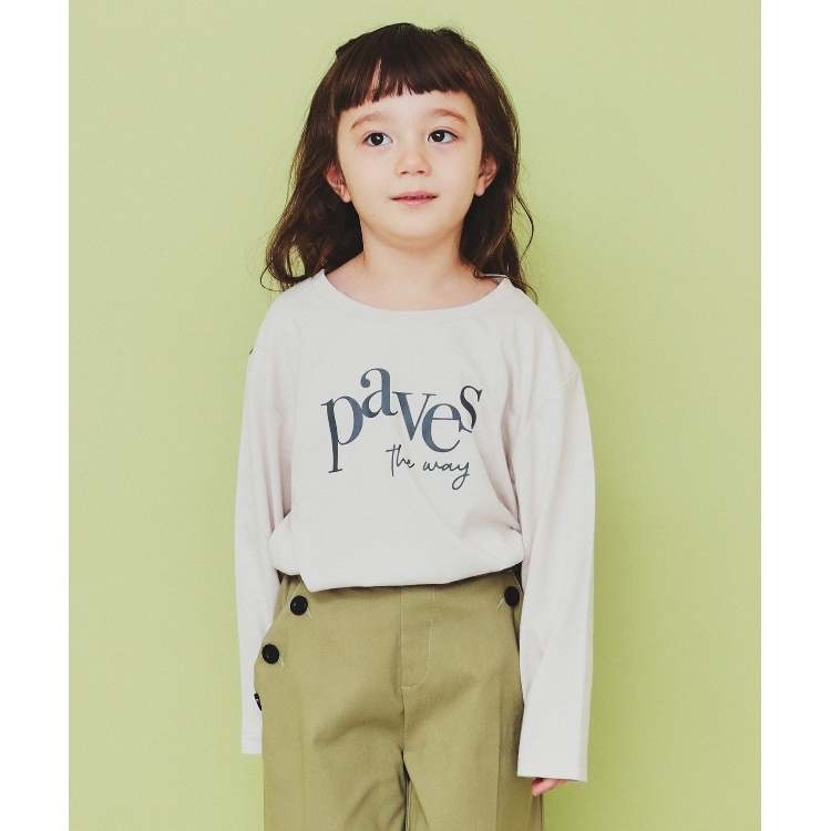 ザ ショップ ティーケー（キッズ）(THE SHOP TK(Kids))の【120-150】ロゴプリントアソート長袖Tシャツ/洗濯機OK Ｔシャツ