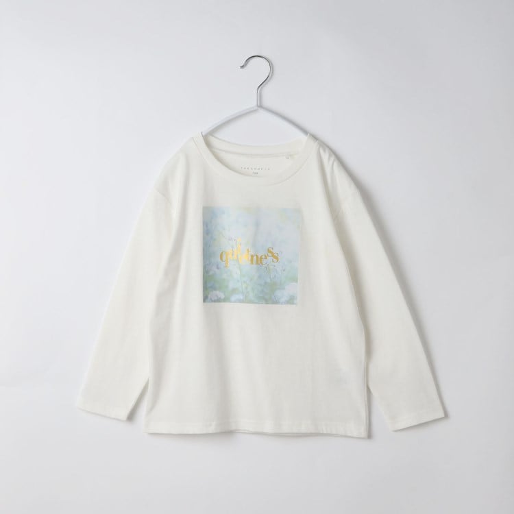 ザ ショップ ティーケー（キッズ）(THE SHOP TK(Kids))の【120-150】ロゴプリントアソート長袖Tシャツ/洗濯機OK Ｔシャツ
