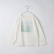 ザ ショップ ティーケー（キッズ）(THE SHOP TK(Kids))の【120-150】ロゴプリントアソート長袖Tシャツ/洗濯機OK オフホワイト(103)