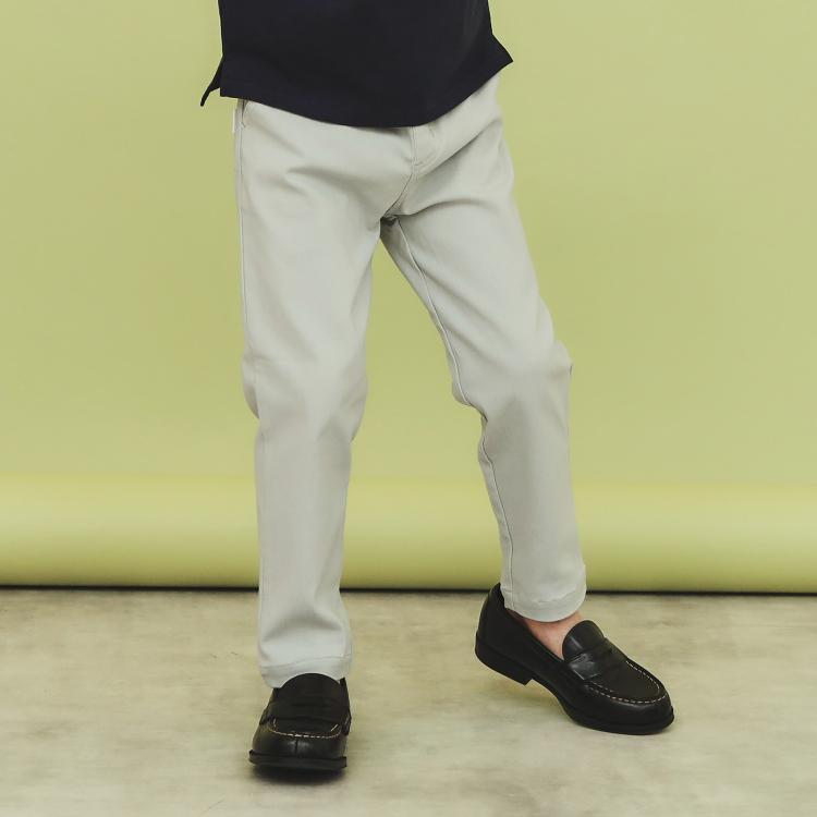 ザ ショップ ティーケー（キッズ）(THE SHOP TK(Kids))の【100-160】のびーるストレートパンツ/洗濯機OK フルレングスパンツ