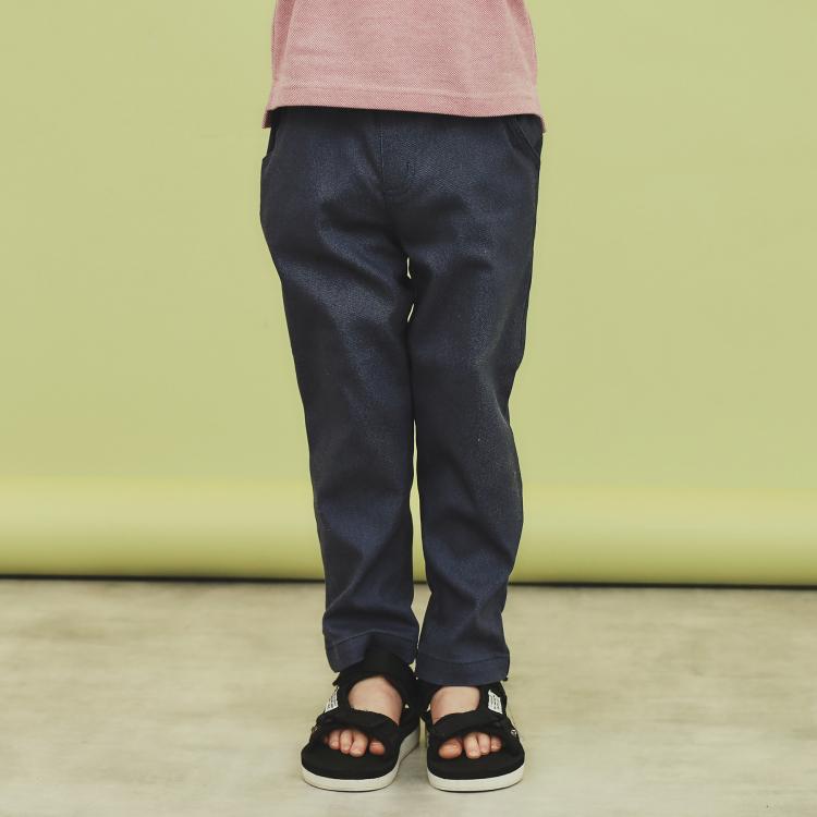 ザ ショップ ティーケー（キッズ）(THE SHOP TK(Kids))の【100-160】のびーるストレートパンツ/洗濯機OK フルレングスパンツ