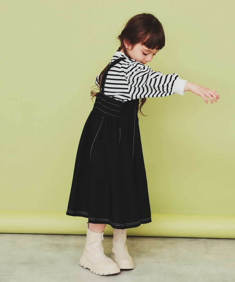 ザ ショップ ティーケー（キッズ）(THE SHOP TK(Kids))の【110－150】タックジャンスカ/ママとおそろい・洗濯機OK3