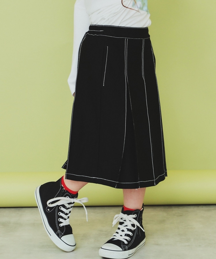 ザ ショップ ティーケー（キッズ）(THE SHOP TK(Kids))の【110-150】タックプリーツスカート/親子リンク・洗濯機OK5