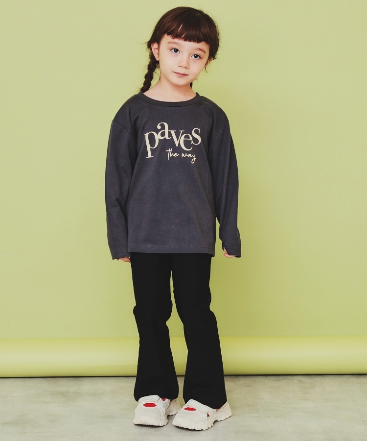 ザ ショップ ティーケー（キッズ）(THE SHOP TK(Kids))の【110-150】のびーるフレアパンツ/洗濯機OK14