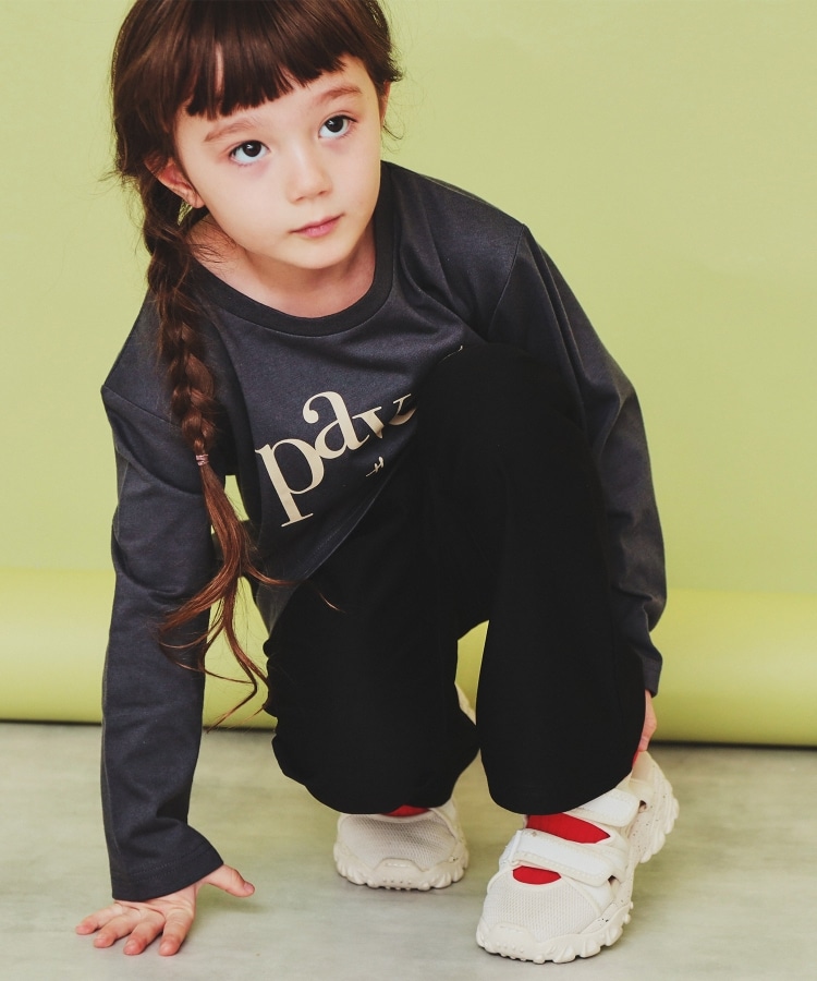 ザ ショップ ティーケー（キッズ）(THE SHOP TK(Kids))の【110-150】のびーるフレアパンツ/洗濯機OK18