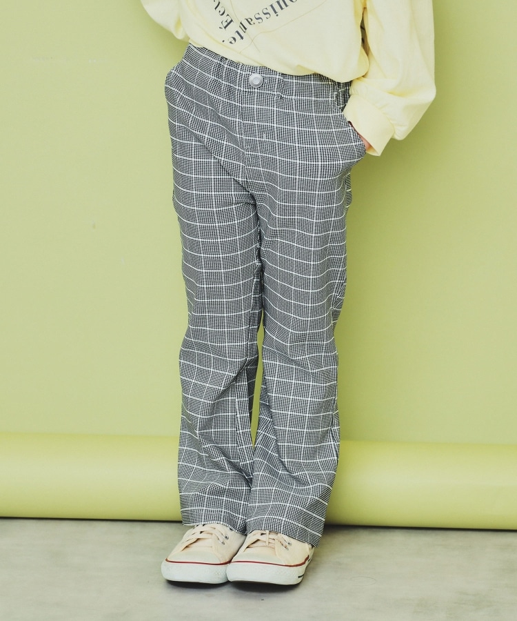 ザ ショップ ティーケー（キッズ）(THE SHOP TK(Kids))の【110-150】のびーるフレアパンツ/洗濯機OK ブラック(219)