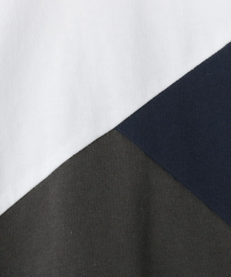 ザ ショップ ティーケー（キッズ）(THE SHOP TK(Kids))の【110－160】斜め切替配色Tシャツ/洗濯機OK11
