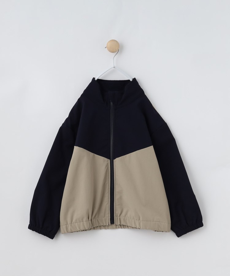 ザ ショップ ティーケー（キッズ）(THE SHOP TK(Kids))の【120-150】配色スタンドブルゾン/洗濯機OK12