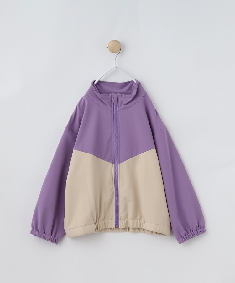 ザ ショップ ティーケー（キッズ）(THE SHOP TK(Kids))の【120-150】配色スタンドブルゾン/洗濯機OK20