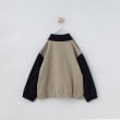ザ ショップ ティーケー（キッズ）(THE SHOP TK(Kids))の【120-150】配色スタンドブルゾン/洗濯機OK13