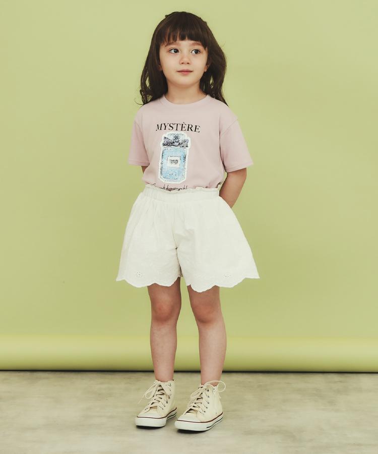 ザ ショップ ティーケー（キッズ）(THE SHOP TK(Kids))の【120-150】スカラップレースキュロットパンツ2