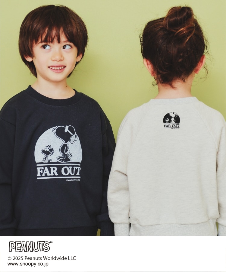 ザ ショップ ティーケー（キッズ）(THE SHOP TK(Kids))のPEANUTS スウェット FAR OUT ／【110-150】親子リンク4