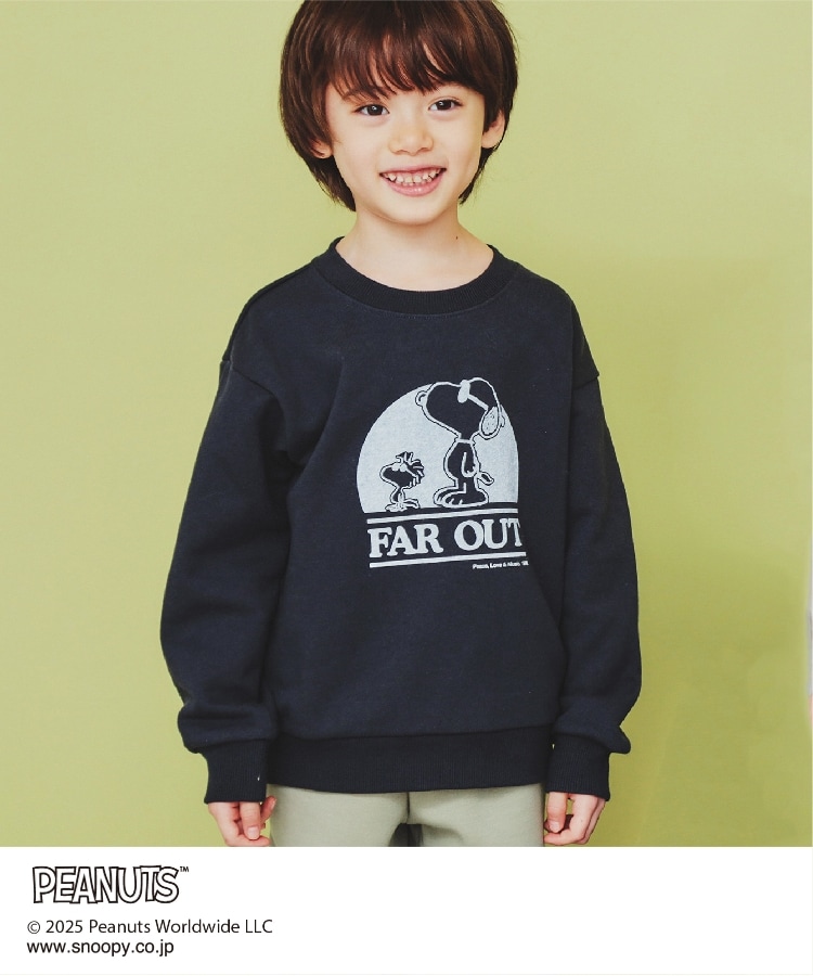 ザ ショップ ティーケー（キッズ）(THE SHOP TK(Kids))のPEANUTS スウェット FAR OUT ／【110-150】親子リンク スミクロ(018)