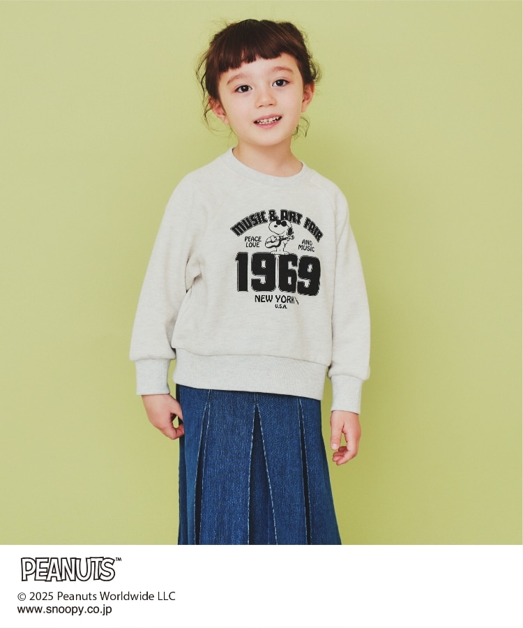 ザ ショップ ティーケー（キッズ）(THE SHOP TK(Kids))のPEANUTS スウェット 1969 ／【110-150】親子リンク アイボリー(004)