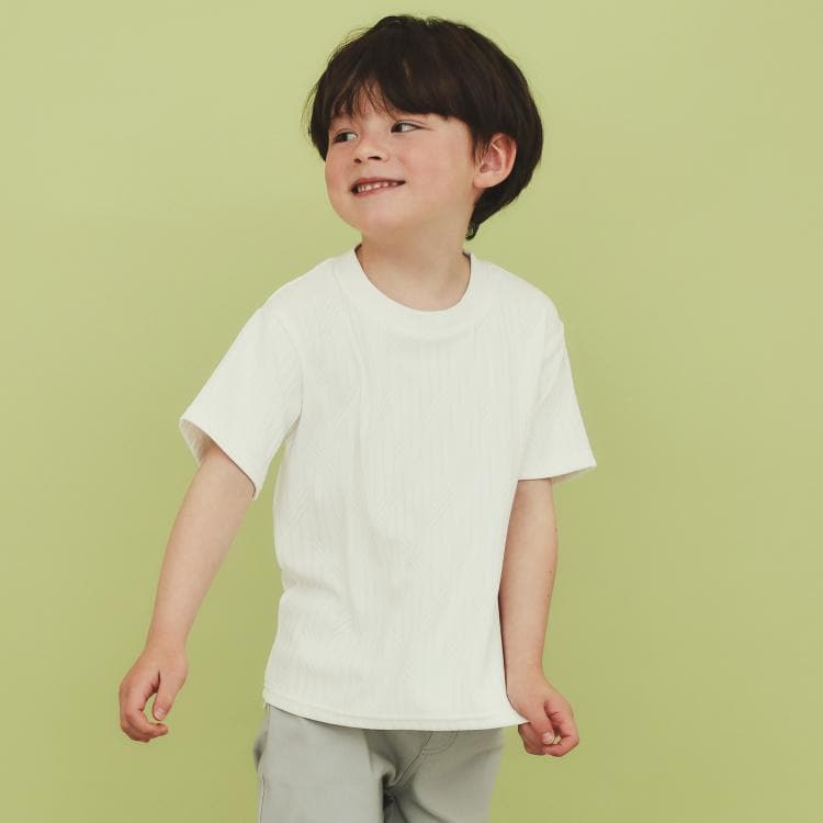 ザ ショップ ティーケー（キッズ）(THE SHOP TK(Kids))の【110－150】リンクス半袖Tシャツ/パパとおそろい・洗濯機OK Ｔシャツ