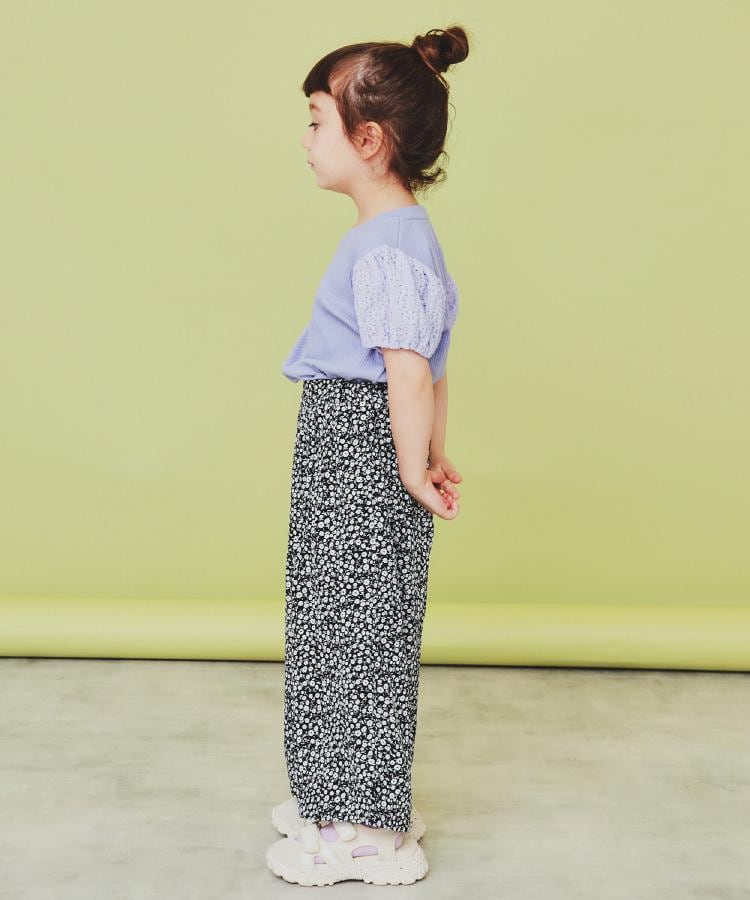 ザ ショップ ティーケー（キッズ）(THE SHOP TK(Kids))の【120-150】デニム＆花柄スカーチョ/ママとおそろい・洗濯機OK11