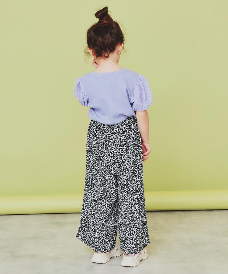ザ ショップ ティーケー（キッズ）(THE SHOP TK(Kids))の【100-150】バルーンスリーブ半袖プルオーバー/洗濯機OK2
