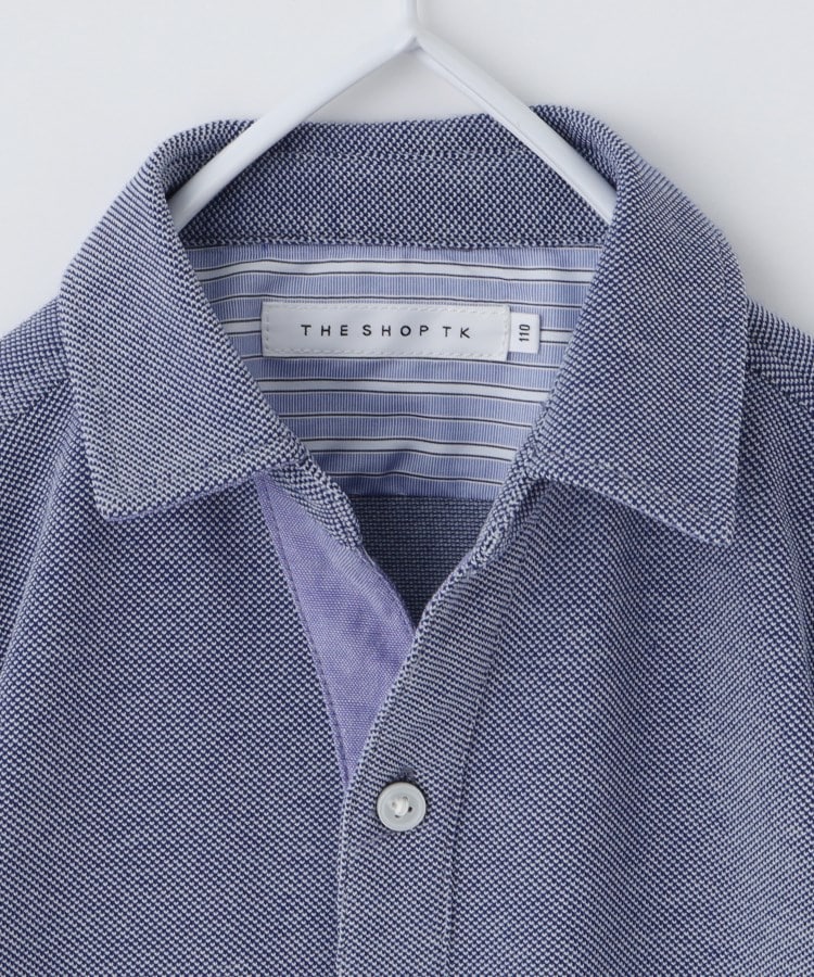 ザ ショップ ティーケー（キッズ）(THE SHOP TK(Kids))の【110-150】カノコポロシャツ/洗濯機OK・パパとおそろい12
