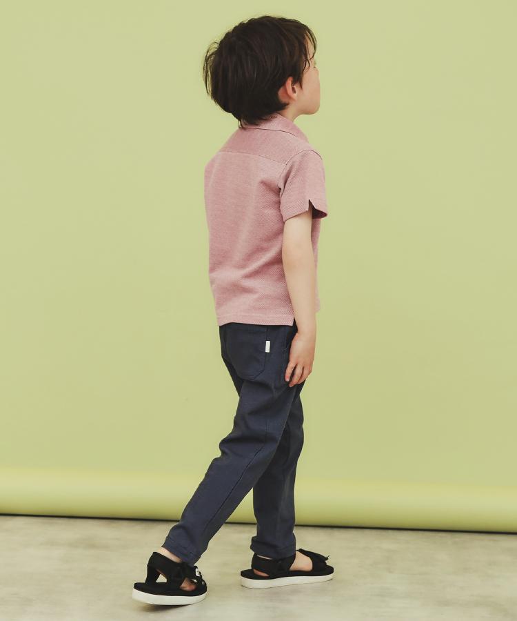 ザ ショップ ティーケー（キッズ）(THE SHOP TK(Kids))の【110-150】カノコポロシャツ/洗濯機OK・パパとおそろい3