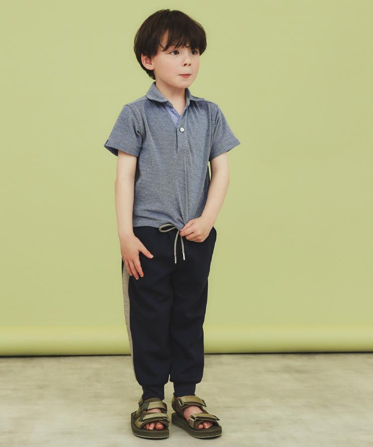 ザ ショップ ティーケー（キッズ）(THE SHOP TK(Kids))の【110-150】カノコポロシャツ/洗濯機OK・パパとおそろい5