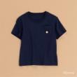 ザ ショップ ティーケー（キッズ）(THE SHOP TK(Kids))のdisney/【110-150】ミッキーマウス＆ミニーマウス ベースボールTシャツ ネイビー(094)