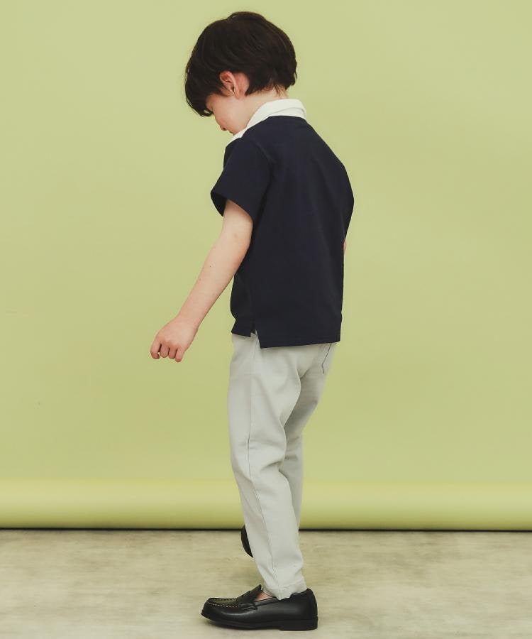 ザ ショップ ティーケー（キッズ）(THE SHOP TK(Kids))の【110－150】切り替えポロシャツ/洗濯機OK4