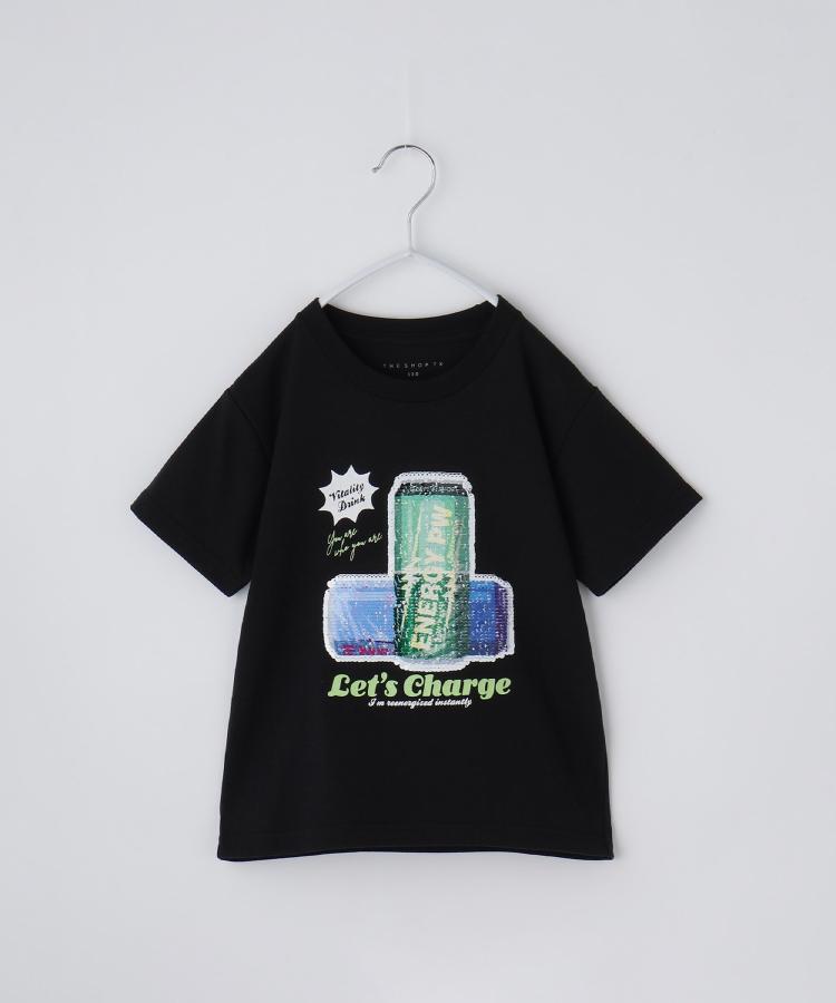ザ ショップ ティーケー（キッズ）(THE SHOP TK(Kids))の【110－150】色が変わる！スパンコール半袖Tシャツ/洗える19