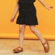 ザ ショップ ティーケー（キッズ）(THE SHOP TK(Kids))の【110－150】涼しい♪フレアキュロットパンツ/洗濯機OK ブラック(019)