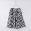 ザ ショップ ティーケー（キッズ）(THE SHOP TK(Kids))の【110-150】ギンガムチェック柄パンツ/セットアップ可・洗濯機OK ブラック(219)