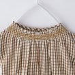 ザ ショップ ティーケー（キッズ）(THE SHOP TK(Kids))の【110-150】ギンガムチェックティアードブラウス/セットアップ可・洗濯機OK13