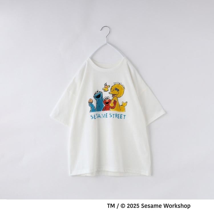 ザ ショップ ティーケー（キッズ）(THE SHOP TK(Kids))の【110-160】セサミストリートTシャツ／親子リンク Ｔシャツ