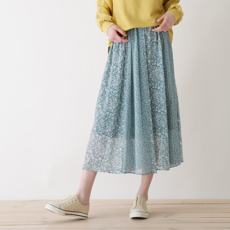 S L 花柄切り替えスカート マキシ ロングスカート Shoo La Rue Cutie Blonde シューラルー ワールド オンラインストア World Online Store
