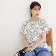 ◇【S-L】バンダナ柄デザインTシャツ(Tシャツ) | SHOO・LA ◇【S-L】バンダナ柄デザインTシャツ(Tシャツ) | SHOO・LA