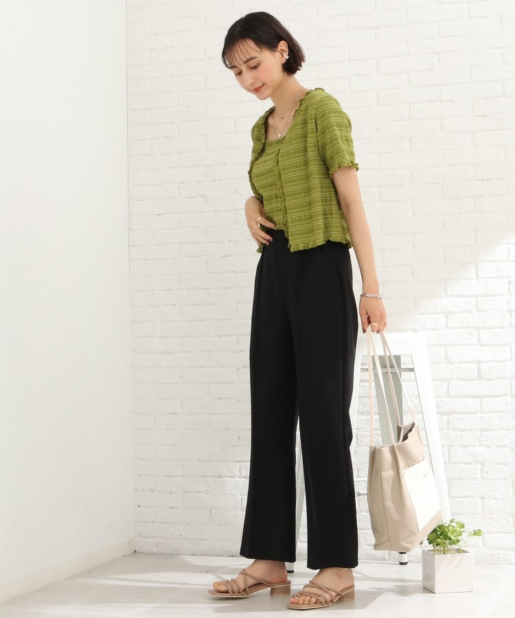 ◇シャーリングカーディガン×キャミセット(トップス+インナー ◇シャーリングカーディガン×キャミセット(トップス+インナー