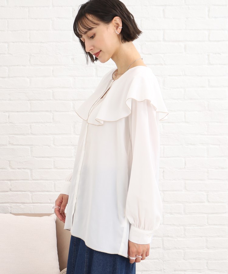2022SS seersucker mellow blouse シアー サッカー メロウ