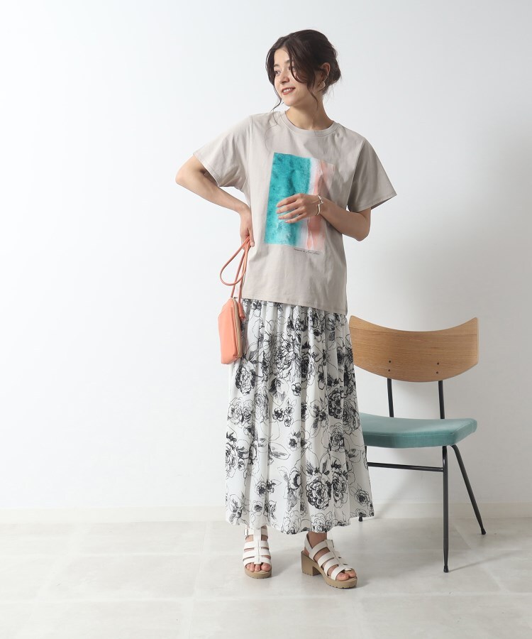接触冷感/プチプラ】大人のアクティブコーデに! ベーシックプリント