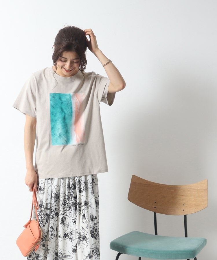 接触冷感/プチプラ】大人のアクティブコーデに! ベーシックプリント