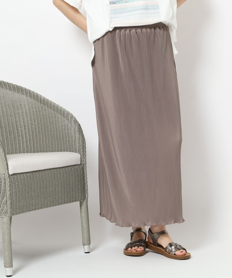 シューラルー(SHOO・LA・RUE/Cutie Blonde)のシルエットきれい プリーツゆるナロースカート10