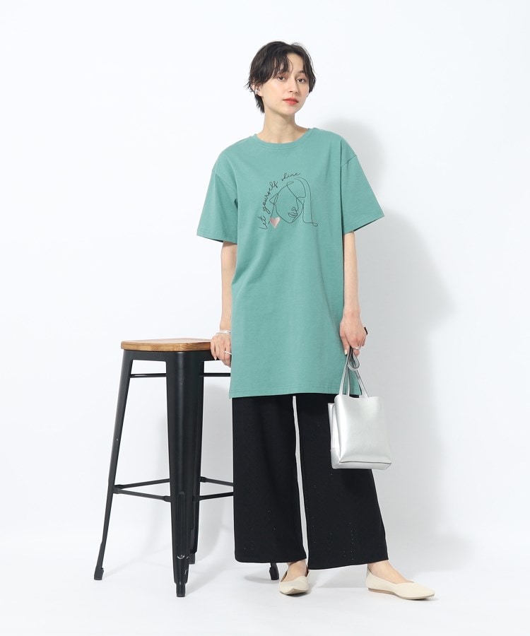 シューラルー(SHOO・LA・RUE/Cutie Blonde)の【体型カバーも◎】刺繍アソート Tシャツ35