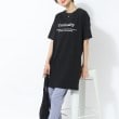 シューラルー(SHOO・LA・RUE/Cutie Blonde)の【体型カバーも◎】刺繍アソート Tシャツ ブラック(119)