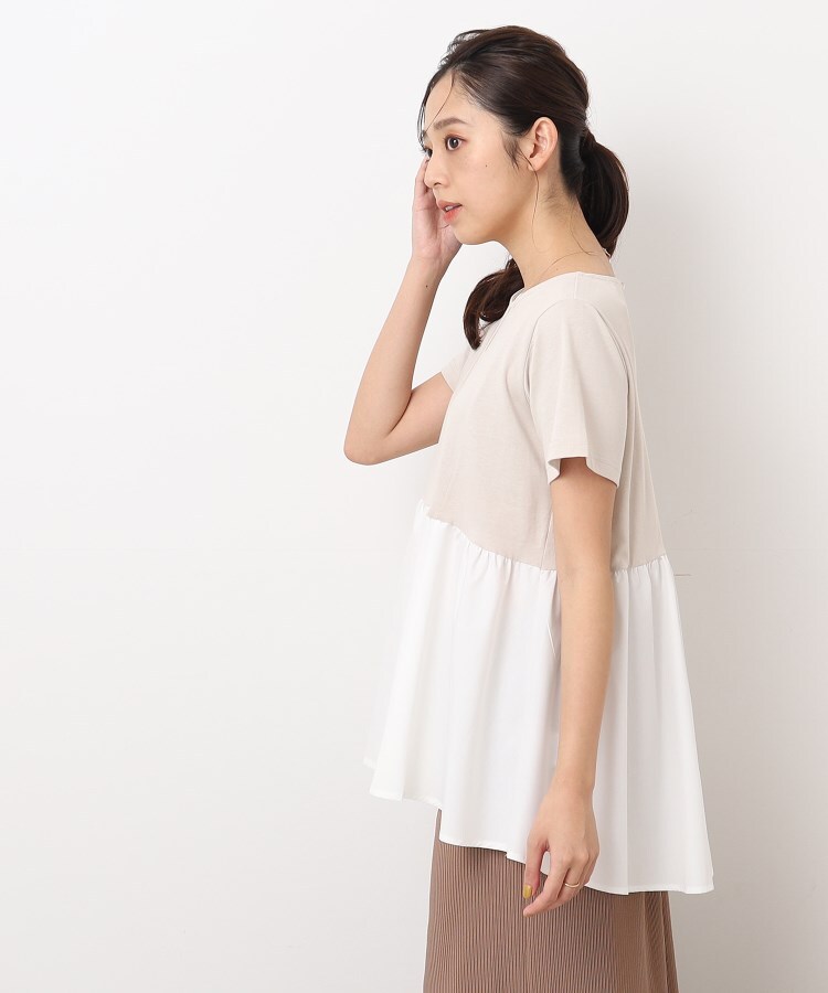 鈴木六夏 the9shop 丸めて洗える SUMMER HAT ベージュ×黒(鈴木 鈴木六夏 the9shop 丸めて洗える SUMMER HAT ベージュ×黒(鈴木