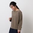 シューラルー(SHOO・LA・RUE/Cutie Blonde)のゆるっとこなれ見え 起毛ボートネックトップス【セットアップ可/SHOO WARM】5