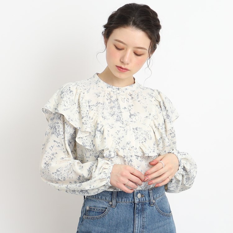 ボーダーズ♡肩フリル ブラウス | bestemployerbrand.com