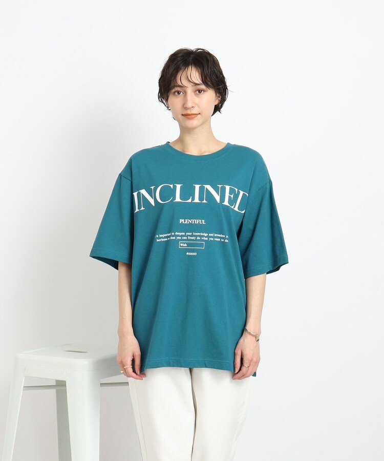 シューラルー(SHOO・LA・RUE/Cutie Blonde)の【ヒップも二の腕も気にせずOK】オーバーサイズTシャツ32