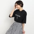 シューラルー(SHOO・LA・RUE/Cutie Blonde)の【ヒップも二の腕も気にせずOK】オーバーサイズTシャツ ブラック(219)